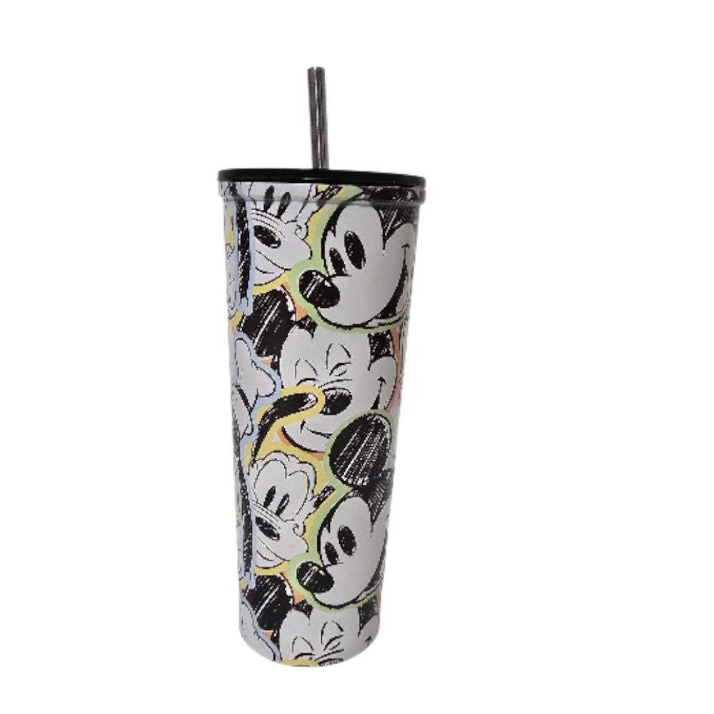 Typo-Disney stainless steel tumbler & Straw Mickey Mouse & friends, 21.97oz